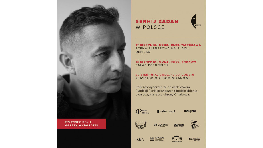 Spotkania z Serhijem Żadanem w Warszawie, Krakowie i Lublinie